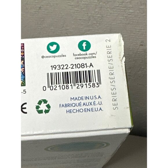 750 Piece Ceaco Puzzle Owls Recycled Material Made In USA Series 2 Colorful Jigs - Picture 3 of 3